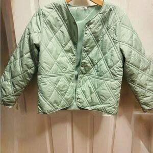 Women’s Lightweight Quilted Jacket in Green